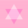 パターン背景素材00010三角と逆さま三角の組合せピンク