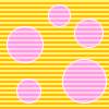 パターン背景素材00022ピンクとオレンジ色の水玉模様背景