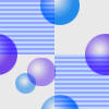 パターン背景素材00033水玉模様背景青と紫