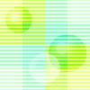 パターン背景素材00044格子模様水玉背景黄緑と水色