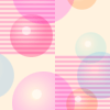 パターン背景素材00049透明水玉背景ピンク色