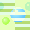 パターン背景素材00077横線水玉模様背景緑