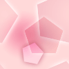 パターン背景素材00161五角形模様ピンク色